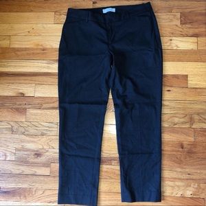 Low Rise Gap Plaid Grey Navy Slacks Size 2